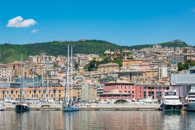 Genova city view