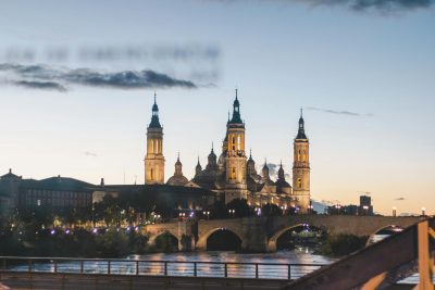 Zaragoza city view