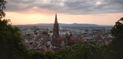 Freiburg im Breisgau city view