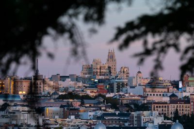 Madrid city view