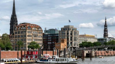 Hamburg city view